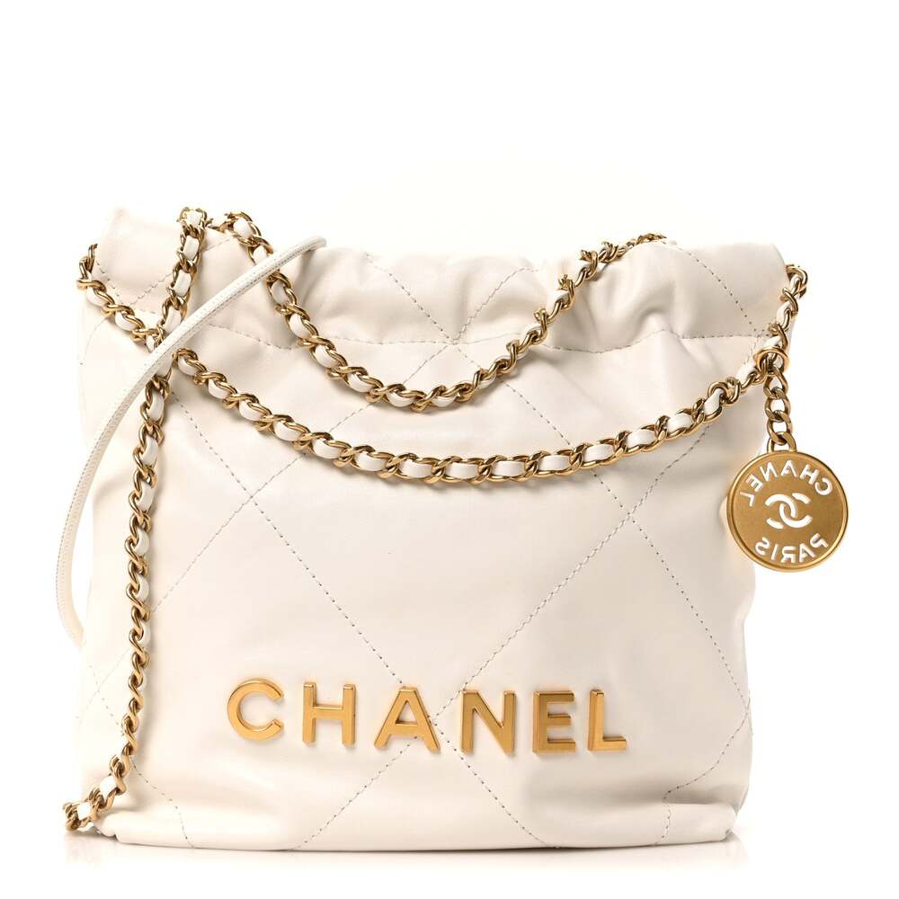 Shiny Calfskin Quilted Mini Chanel 22 #292128C50B